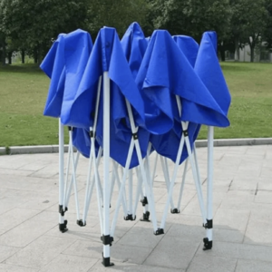 2.7m × 2.7m Portable Folding Canopy Tent – Waterproof, Blue