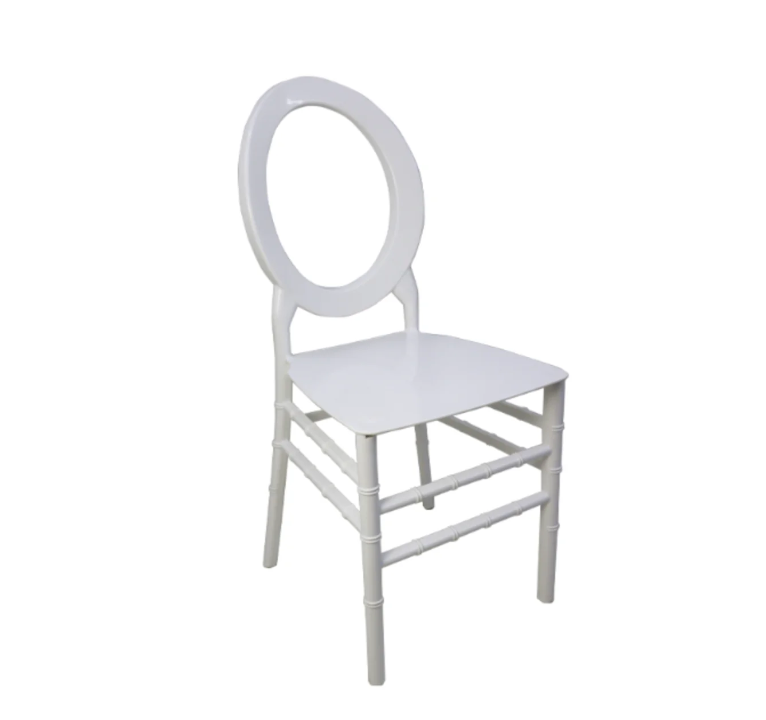 O Back Resin Chair