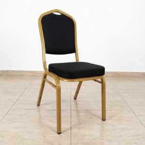 Premium Gold-Frame Banquet Event Chair