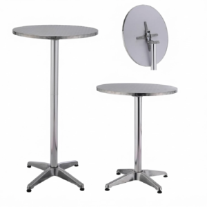 Round Aluminium Cocktail Table (60cm)