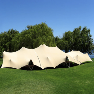 Stretch Tent 5m × 5m – PVC, White
