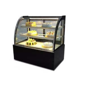 1.2m Curved Countertop Cake Display Fridge – 220V