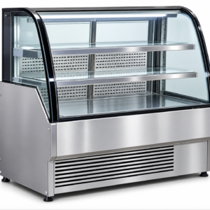 1.2m Meat Deli Display Fridge – Stainless Steel & Tempered Glass