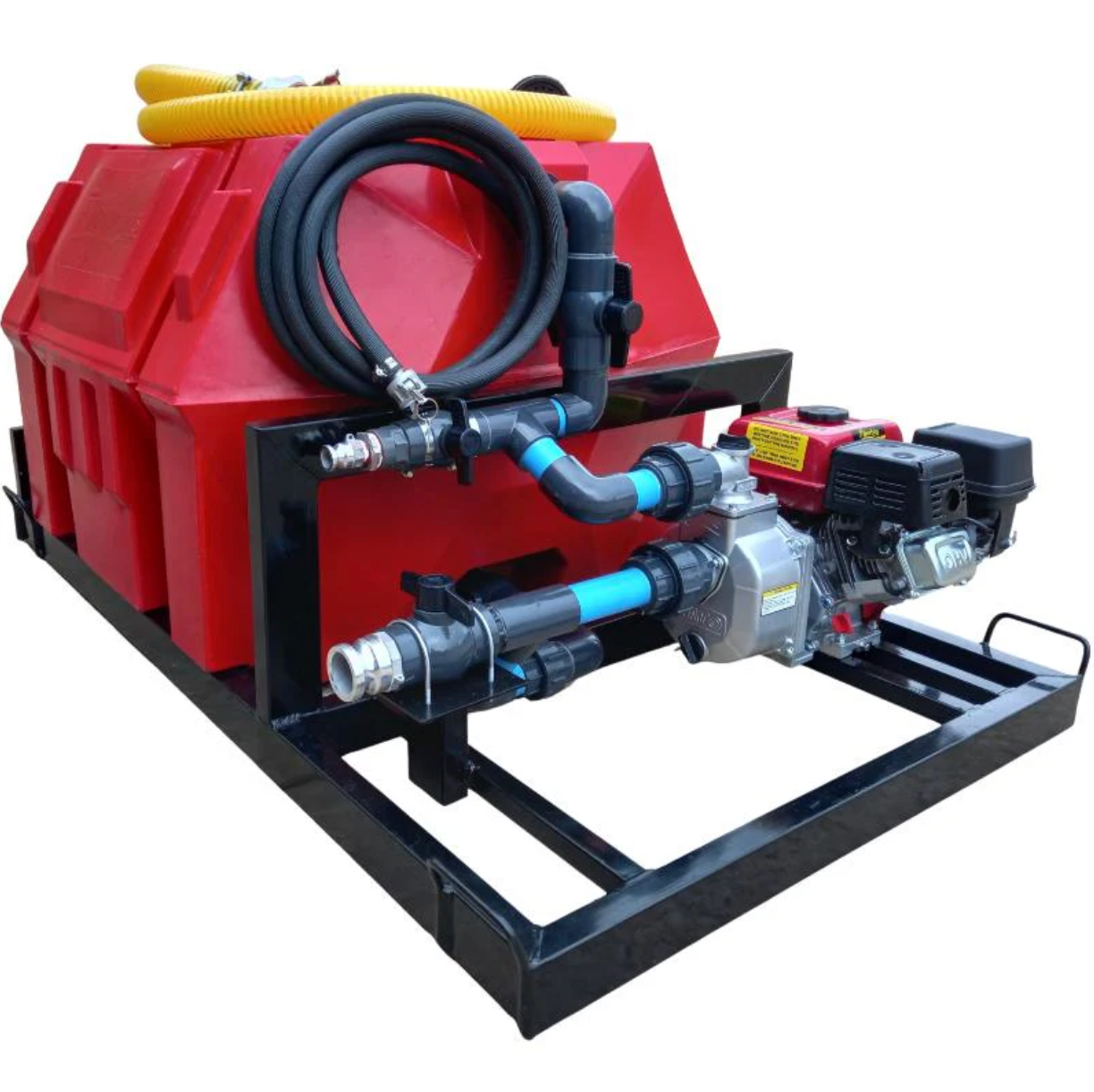 500L Water Bowser – 2.8 Bar Single Outlet Bakkie Sakkie Unit - Image 3