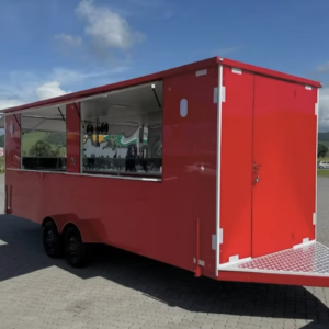 Alternative view of 6m × 1.9m Mobile Kitchen Trailer – Tandem Braked