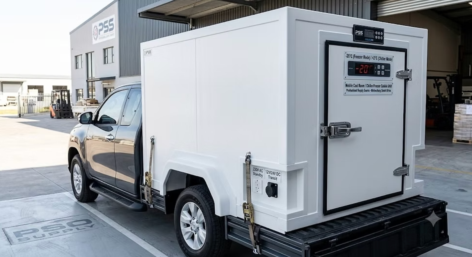 Bakkie-Fit Mobile Cool Room / Chiller-Freezer Unit – 1000–1300L