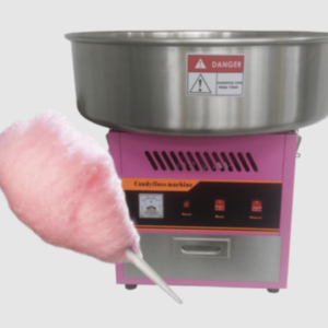 Candy Floss Machine – 520mm Food-Grade Stainless Steel Pan
