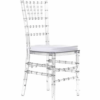 Chiavari Tiffany Chair – Clear with Free Cushion