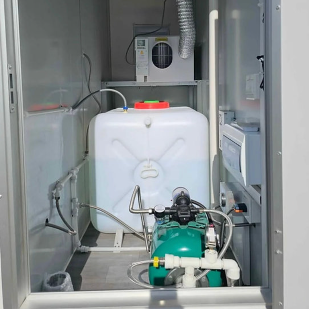 Compact 2-Station Portable Toilet Trailer – 380L Fresh Water Tank - Image 4