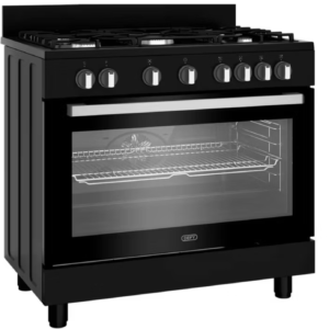 Defy DGS90GEB 90cm Gas Electric Range Cooker – Black