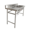 Double Bowl Sink 1700 × 700 × 900mm – LHS & RHS Work Area