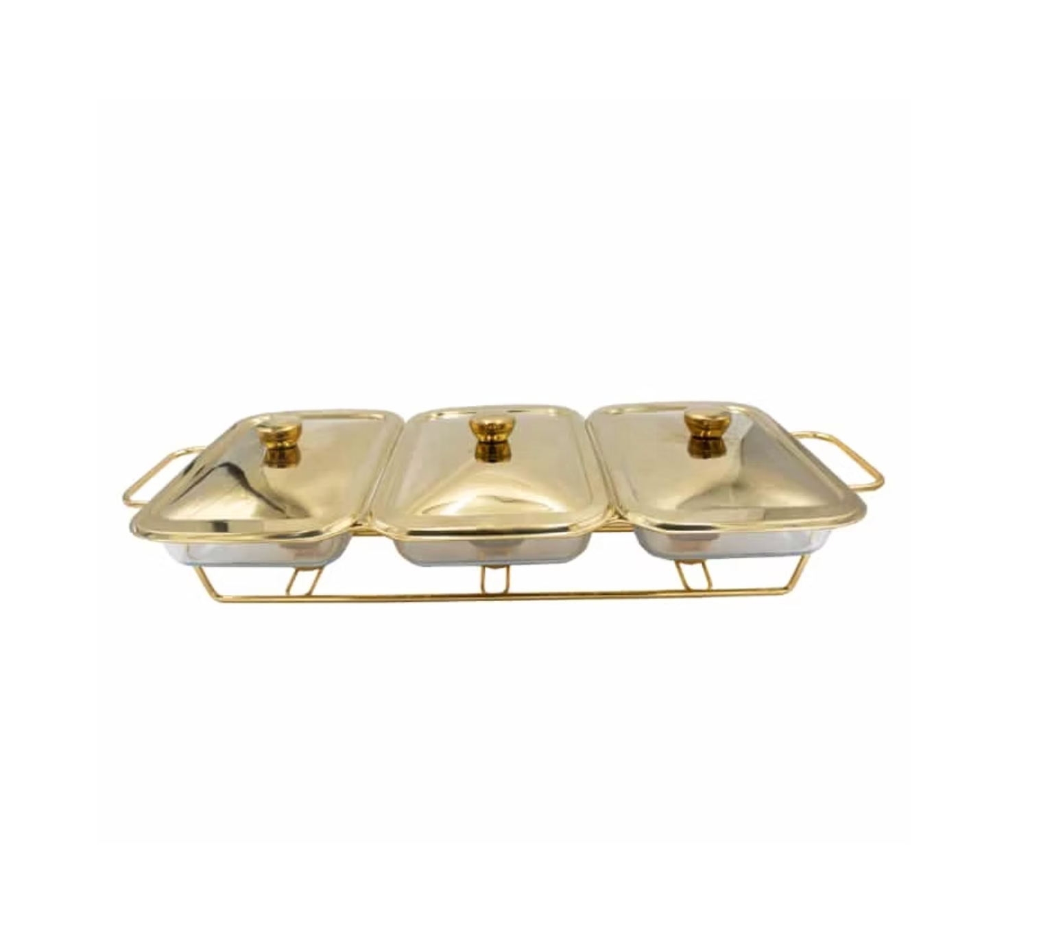 Glass Chafing Dish 1.5L x 3