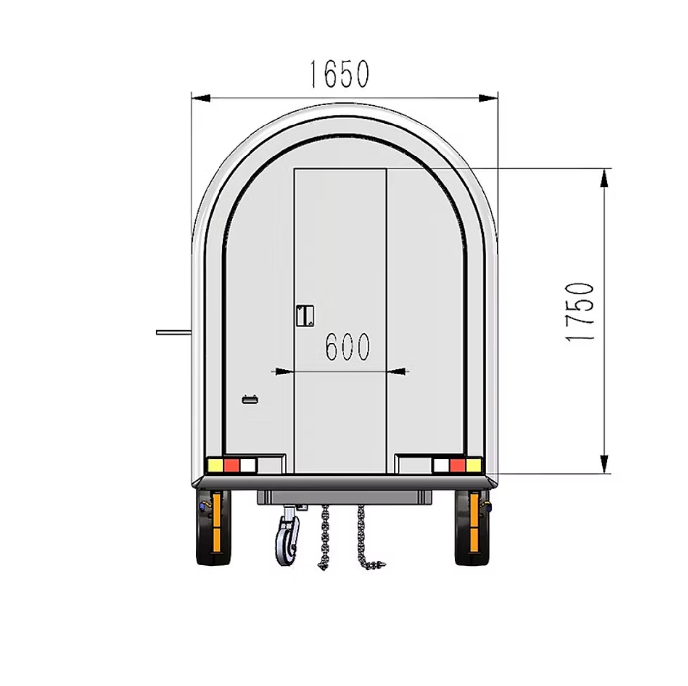 Mobile Kitchen Trailer 3m – Single Axle - Image 8