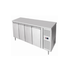 PACIFIC EPF3442 4-Door Stainless Steel Underbar Refrigerator – 2230mm